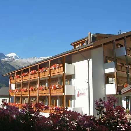 Hotel Artemis Easy Self Check In-out Saas Fee